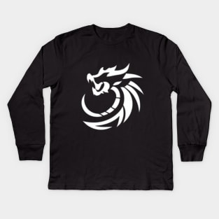 White Dragon Kids Long Sleeve T-Shirt